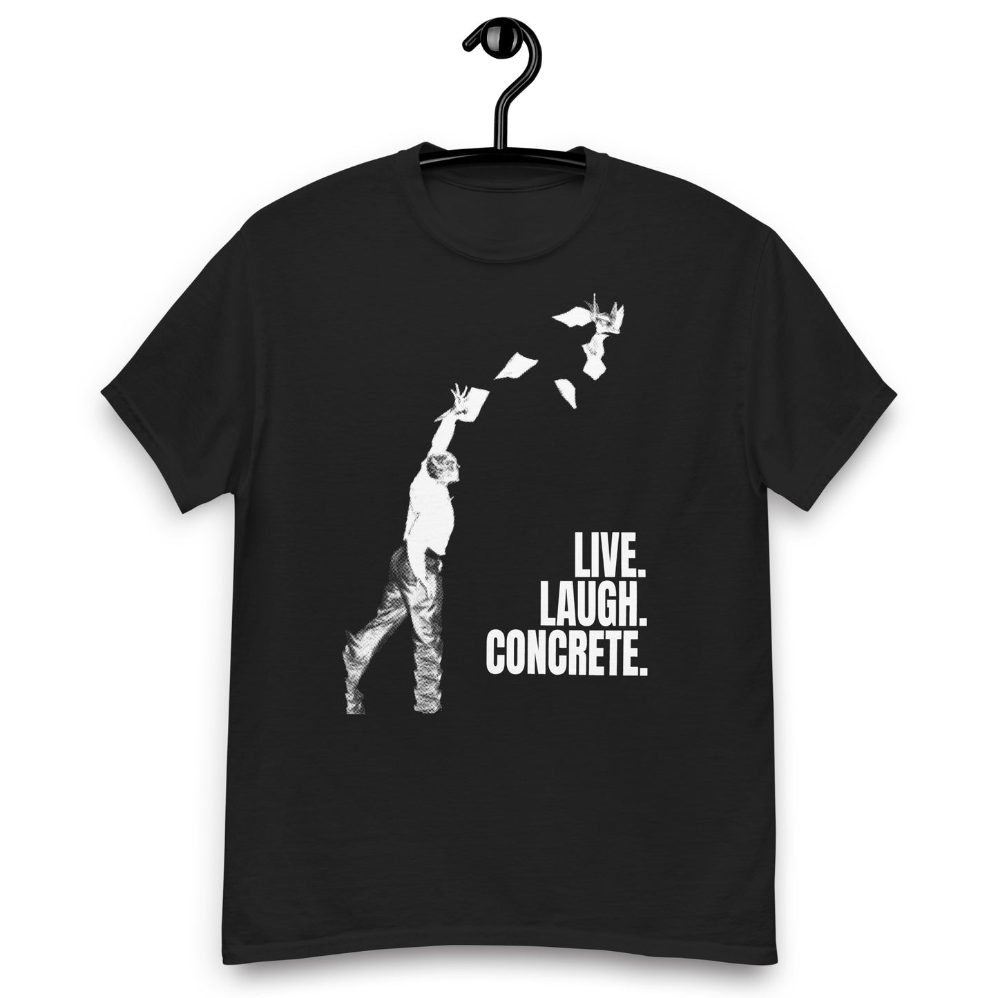 FAMILY MAN LIVE LAUGH CONCRETE TEE