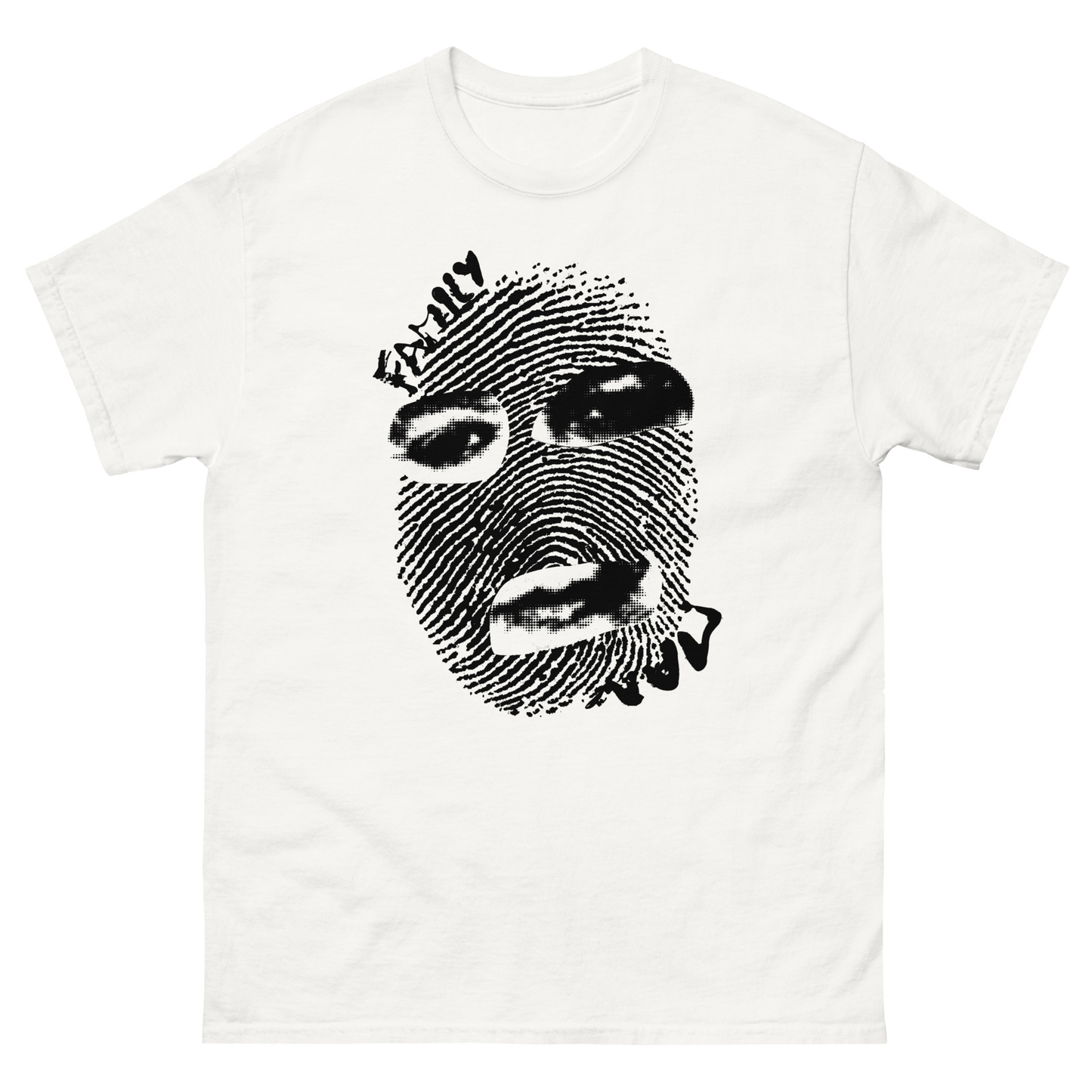 FAMILY MAN FINGER PRINT TEE